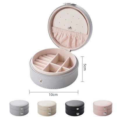 Coffret de bijoux en velours boîte à bijoux de voyage organisateur avec couleur personnalisée pour le bénéfice