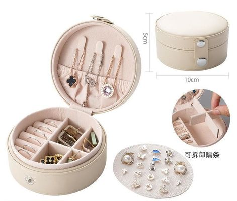Coffret de bijoux en velours boîte à bijoux de voyage organisateur avec couleur personnalisée pour le bénéfice