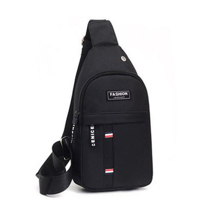 Sac à dos unisexe pour les jeunes petit sac à dos pour les sports tendance couleur solide sac messager à épaule unique