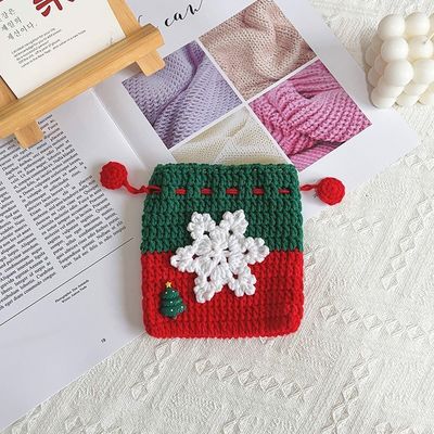 Sac à main à crochets, sac de poche, sac de rechange, sac de Noël, sac à monnaie, cadeaux de Noël