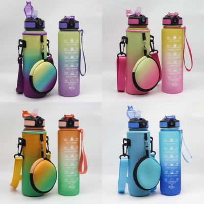 Cooler à bouteille d'eau en néoprène personnalisé avec épaule réglable et poche