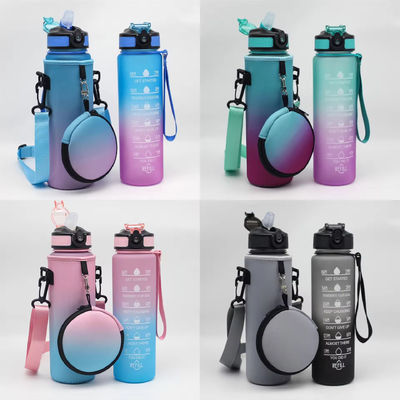 Cooler à bouteille d'eau en néoprène personnalisé avec épaule réglable et poche