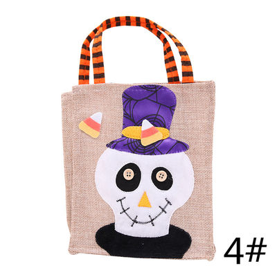 Fermeture ouverte réutilisable sac en lin pour la collection de bonbons