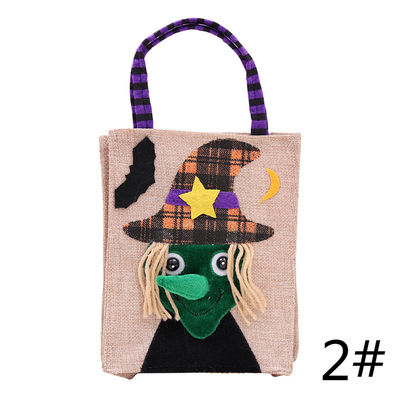 Fermeture ouverte réutilisable sac en lin pour la collection de bonbons
