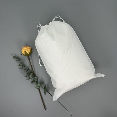 Logo personnalisé Sac à cordes non tissé pour cadeaux Fermeture de voyage type fermeture à glissière