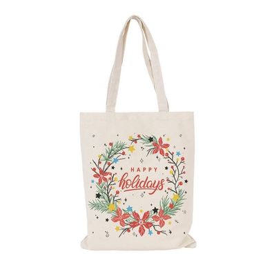 Portemanteaux de grande capacité, imprimés de lettres simples, sacs de toile pour femmes, sacs de voyage, sacs de shopping