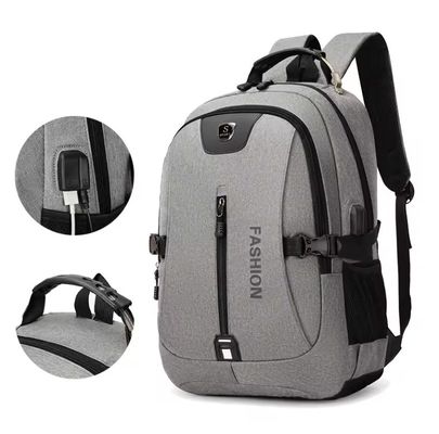 Matériel principal Oxford Logo personnalisé Sac à dos USB pour les sports occasionnels et ordinateur portable