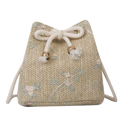 Sac de paille à épaule unique en couleur personnalisée pour les amateurs de mode