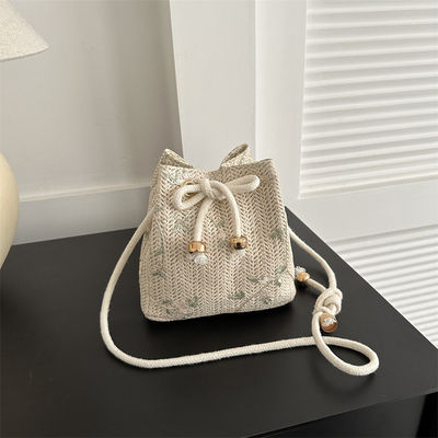 Sac de paille à épaule unique en couleur personnalisée pour les amateurs de mode