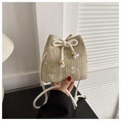 Sac de paille à épaule unique en couleur personnalisée pour les amateurs de mode