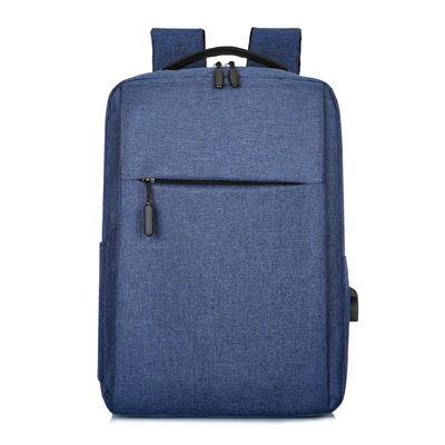 Logo personnalisé noir Unisexe Ergonomie Anti-vol Sac à dos portable en nylon intelligent avec USB