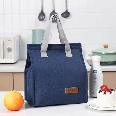 Polyester pour les courses Cooler le déjeuner Sac thermique Tote pour l'isolation simple et à la mode