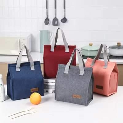 Polyester pour les courses Cooler le déjeuner Sac thermique Tote pour l'isolation simple et à la mode