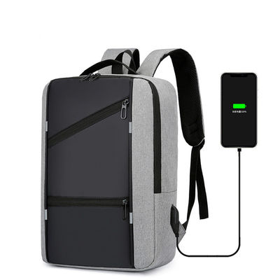 Sac à dos d'ordinateur portable personnalisé pour homme avec conception anti-vol et port de charge USB