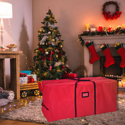 Couleur personnalisée Durable 600d sac de stockage d'arbre de Noël à l'oxford.