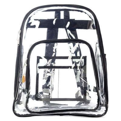 Sac à dos scolaire en PVC transparent pour sac scolaire transparent