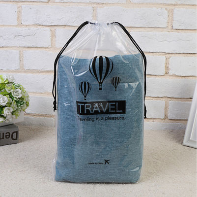 Logo personnalisé imprimé sac à cordes pour maquillage et emballage cadeau