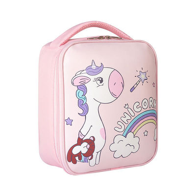 Des dessins animés en couleurs personnalisés, espace isolé pour les enfants, boîte à lunch, sac à isolation.