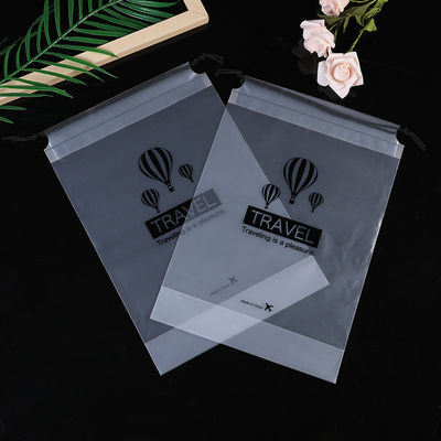 Logo personnalisé imprimé sac à cordes pour maquillage et emballage cadeau