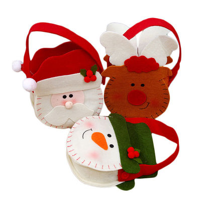 Variété de sacs à pommes fermées en matériaux recyclés pour petits cadeaux pour enfants