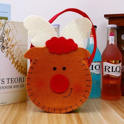 Variété de sacs à pommes fermées en matériaux recyclés pour petits cadeaux pour enfants