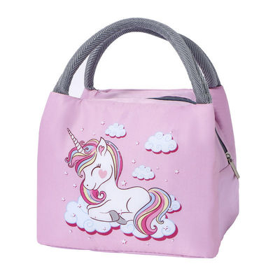 Sac de déjeuner isolé portable pour les femmes Sac de rafraîchissement pour enfants Boîte de déjeuner avec couleur personnalisée
