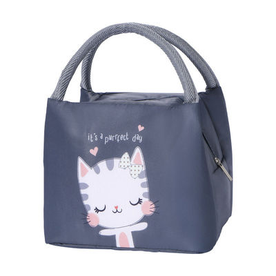 Sac de déjeuner isolé portable pour les femmes Sac de rafraîchissement pour enfants Boîte de déjeuner avec couleur personnalisée