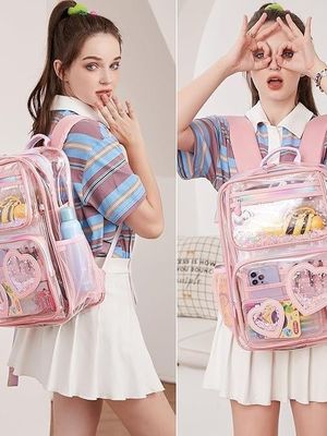 Matériau de revêtement en polyester Mode Sacs de voyage en plein air pour les étudiants du collège