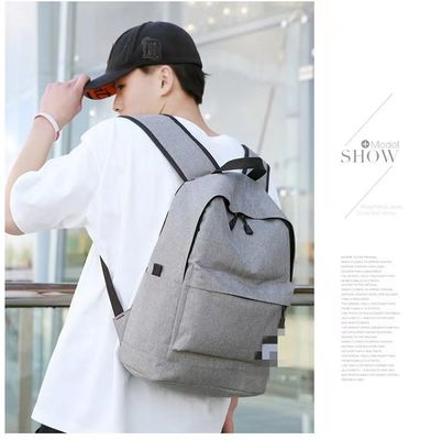 Sac à dos portable Oxford à poignée douce pour bureau personnalisable et imperméable