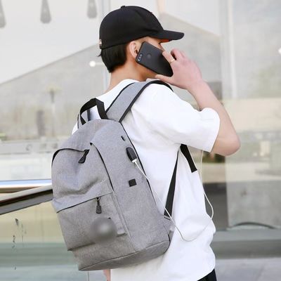 Sac à dos portable Oxford à poignée douce pour bureau personnalisable et imperméable