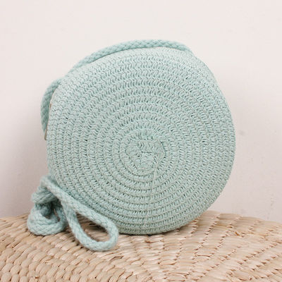 Unisexe sac de plage de tendance rétro sac à main en paille tissée pour sacs à main de grande capacité