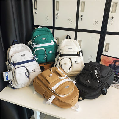 Sac à dos à l' école polyester imperméable pour étudiants