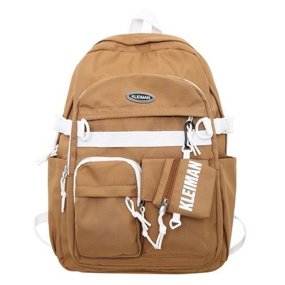 Sac à dos à l' école polyester imperméable pour étudiants