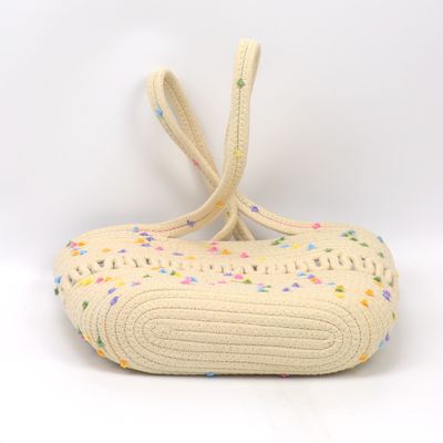 Sacs à cordes de coton concis pour femmes Idéal pour la mode d'été et les escapades à la plage