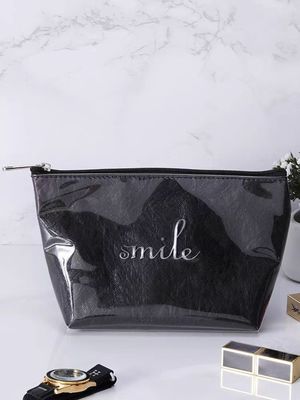 Sac cosmétique imperméable aux intempéries avec motif solide et couleurs personnalisées