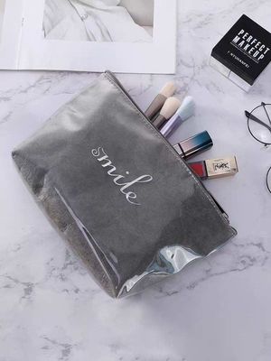 Sac cosmétique imperméable aux intempéries avec motif solide et couleurs personnalisées