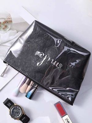 Sac cosmétique imperméable aux intempéries avec motif solide et couleurs personnalisées