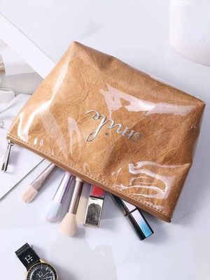 Sac cosmétique imperméable aux intempéries avec motif solide et couleurs personnalisées