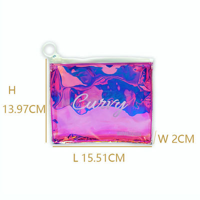 Sac à fermeture à glissière TPU PVC sur mesure pour le maquillage cosmétique