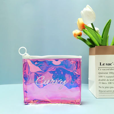 Sac à fermeture à glissière TPU PVC sur mesure pour le maquillage cosmétique