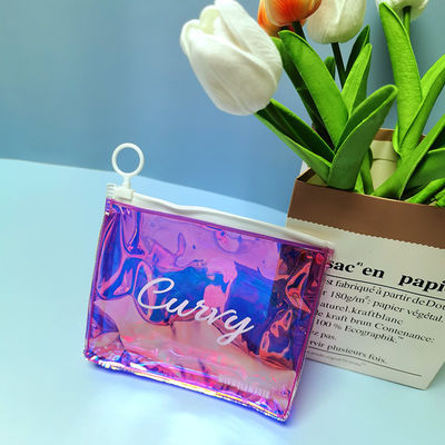 Sac à fermeture à glissière TPU PVC sur mesure pour le maquillage cosmétique