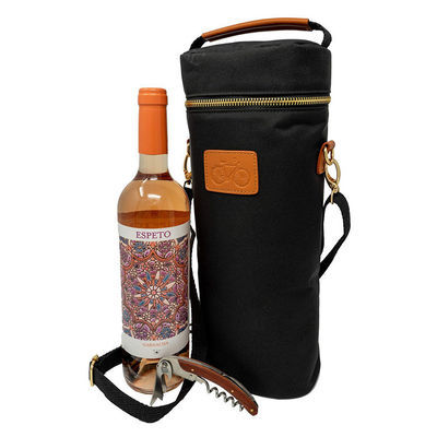 Sac de refroidisseur de bouteille de vin isolé en néoprène pour un transport et une conservation pratiques