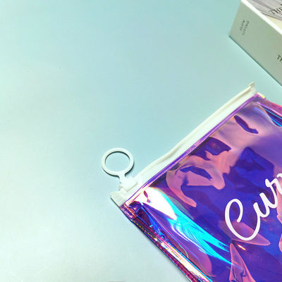Sac à fermeture à glissière TPU PVC sur mesure pour le maquillage cosmétique