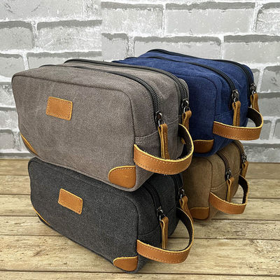 Sac de toilettes en toilette pour hommes Barbe personnalisée Soins de la barbe Rasification Kit de dopage Voyage cosmétique