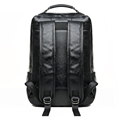 Sac à dos d'ordinateur portable pour homme en cuir PU accepté OEM/ODM avec intercalaire interne d'ordinateur