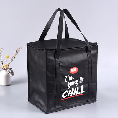 Sac de shopping à glace non tissé à pique-nique isolé Cooler à déjeuner