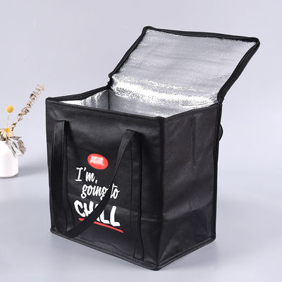 Sac de shopping à glace non tissé à pique-nique isolé Cooler à déjeuner