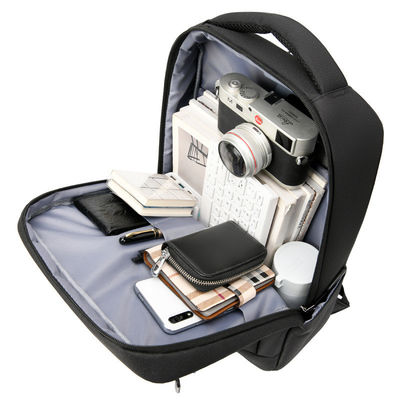 Sac à dos d'ordinateur portable Oxford personnalisé de grande capacité avec port USB et design unisexe
