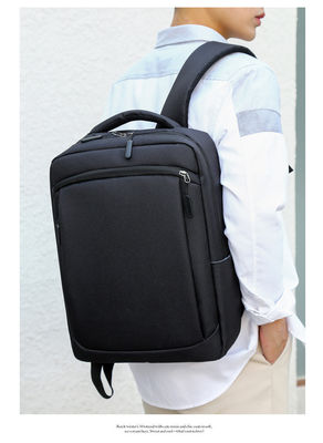 Sac à dos d'ordinateur portable Oxford personnalisé de grande capacité avec port USB et design unisexe