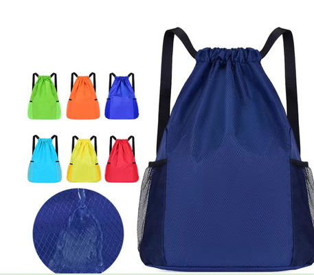 Logo personnalisé Accepté Sac scolaire Sac à dos à la corde pour le gymnase Voyage Plage Natation